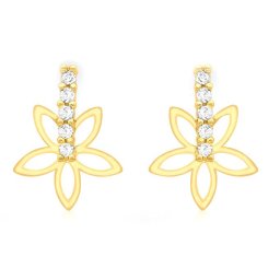 Cercei Aur 9 kt. Marchiz Flowers