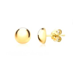 Cercei Aur 9 Kt. Dome Studs