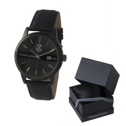 Passion for Time Gift Set Ceas Christian Lacroix si Butoni Diamond Silver