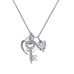 Colier Borealy Argint 925 Key Love Lock