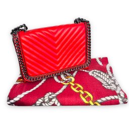 Geanta Chain Supreme Red Esarfa Casmir Red Chain