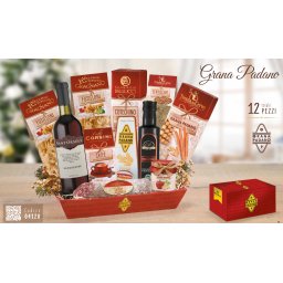 Cos de Craciun Grana Padano - 12 piese, made in Italy
