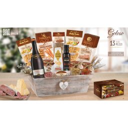 Cos de Craciun Goloso - 17 piese, made in Italy