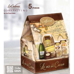 Cod de Craciun Le vie Del Cacao - 5 piese, made in Italy