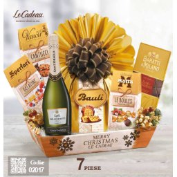 Cos de Craciun Merry Christmas - 7 piese, made in Italy