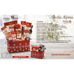 Cos de Craciun Stella Alpina - 14 piese, made in Italy