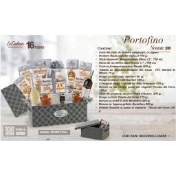 Cos de Craciun Portofino - 16 piese, made in Italy