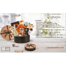 Cos de Craciun, Topazio - 10 piese, made in Italy
