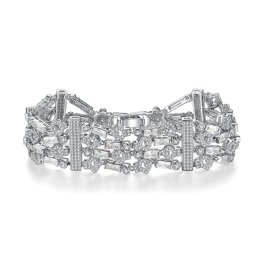 Bratara Borealy Lush Simulated Diamonds