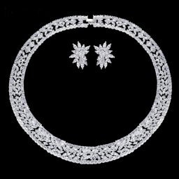 Set Colier si Cercei Luxury Fashion Bride, by Borealy