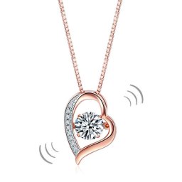 Colier Borealy Argint 925 Dancing Diamond Heart