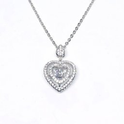 Colier Dancing Glowing Heart