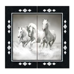 Joc de Table Backgammon Horses Black