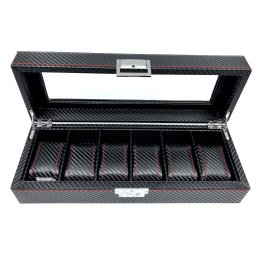 Cutie 6 ceasuri Intense Black Carbon. BEST SELLER Cadouri Barbati