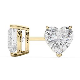 Cercei Sapphire Heart Gold