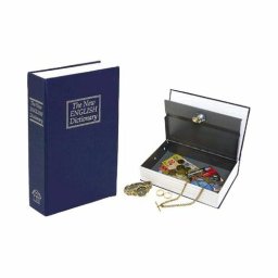 Seif Carte The New English Dictionary 18 cm x 11 cm Cadou Carti de Joc Aurii