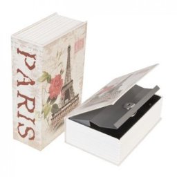 Seif in forma de carte Paris Big size: 24 x 15,5 x 5,5 cm