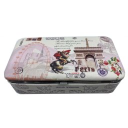 Cutie de bijuterii Vintage Paris Card