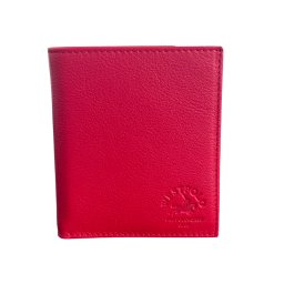 Portofel Dama WestPolo Red - piele naturala