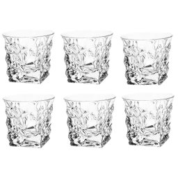 Set 6 Pahare de Whisky din cristal BOHEMIA Ice - 350 ml