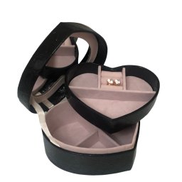Cadou Cutie Bijuterii Inima si Cercei Gold Heart