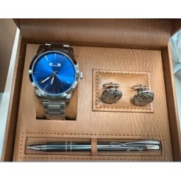 Cadou Elegant Man Matteo Ferari Ceas, Pix si Butoni Skeleton. TOP 10 Cadouri Barbati