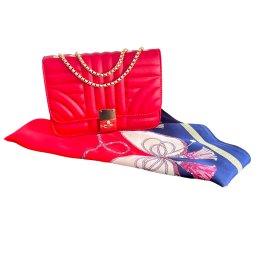 Amour Geanta Summer Red Esarfa Matase