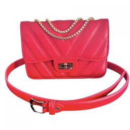 Amour Geanta Lady Red Curea Piele Naturala