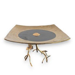 Platou Damasc Gold