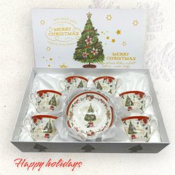 Cadou Craciun Set 6 Cani Merry Christmas