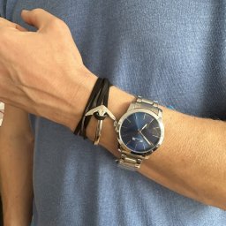 Ceas Matteo Ferari Silver Prestige Bratara Ancora