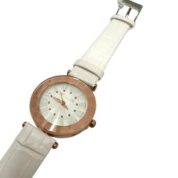 Ceas White Round Golden Esarfa Matase