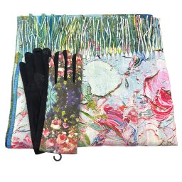 Esarfa Casmir Manusi - Pictura cu Flori