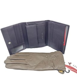 Cadou Glamour Portofel Piele Naturala si Manusi Piele Naturala