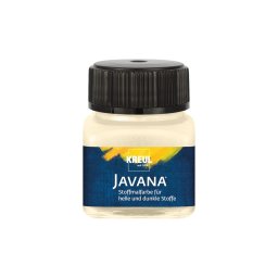 Vopsea pentru textile deschise și închise la culoare Javana, 20 ml, vanilie