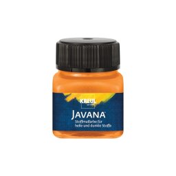 Vopsea pentru textile deschise și închise la culoare Javana, 20 ml, portocaliu