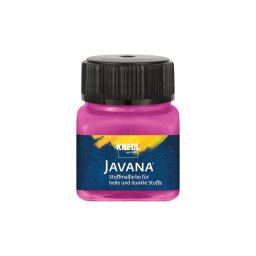 Vopsea pentru textile deschise și închise la culoare Javana, 20 ml, magenta