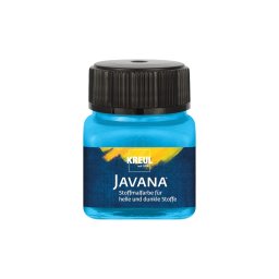 Vopsea pentru textile deschise și închise la culoare Javana, 20 ml, bleu