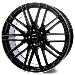 Janta Aliaj Rial Kibo Diamant Scharz Hornpoliert 8x18 5x114,3 et 45