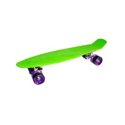 Placa skateboard cu roti realizate din silicon, pentru copii, 73 x 19.5 cm