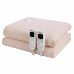 Patura cu incalzire electrica Zilan ZLN-4120, 2 persoane, crem