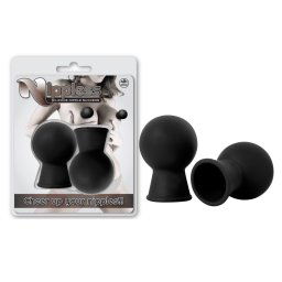 NMC Nippless Silicone Nipple Sucker Set Black 2pcs