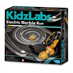 Joc educativ traseu cu bile, model Electric Marble Run, 4M