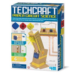 Joc educativ circuit electric origami, Paper Circuit Science, 4M