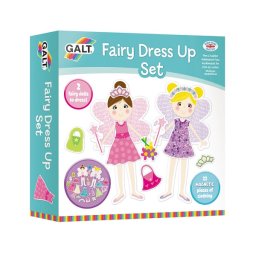 Joc educativ cu puzzle magnetic, model Fairy Dress Up Set