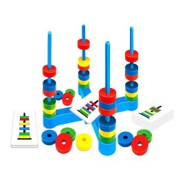 Magnetic Ring Game, joc educational cu inele magnetice