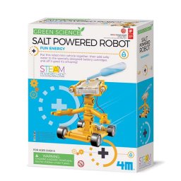 Joc educativ robot alimentat cu sare, model Salt-Powered Robot