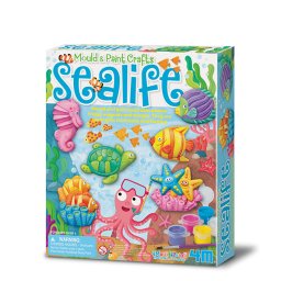 Joc modeleaza si picteaza viata marina, Mould & Paint Sealife