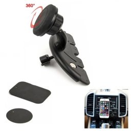 Suport magnetic auto pentru telefon (slot CD)