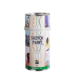 Vopsea Whiteboard SketchPaint Transparent-Mat 1 L